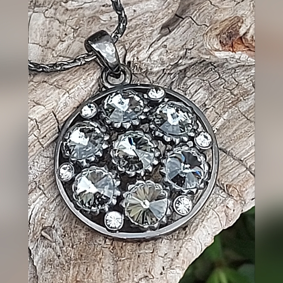 Butler Rhinestone Necklace - Picture 2 of 6